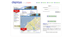 Desktop Screenshot of dubai.displays.com